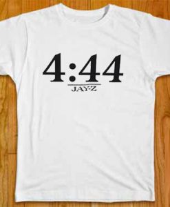 4 44 jayz time whiteT-shirt