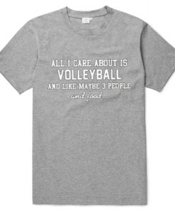 All I Care About Is Volleyball Unisex adult T shirt