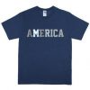 America Blue Donker T-Shirt