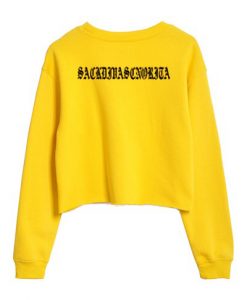 Ariana Grand Yellow Sweatshirt