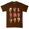 Bandana Black Girl Collage Brown T Shirt