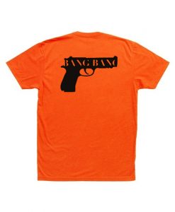 Bang Bang Sinner Orange T-Shirt Back