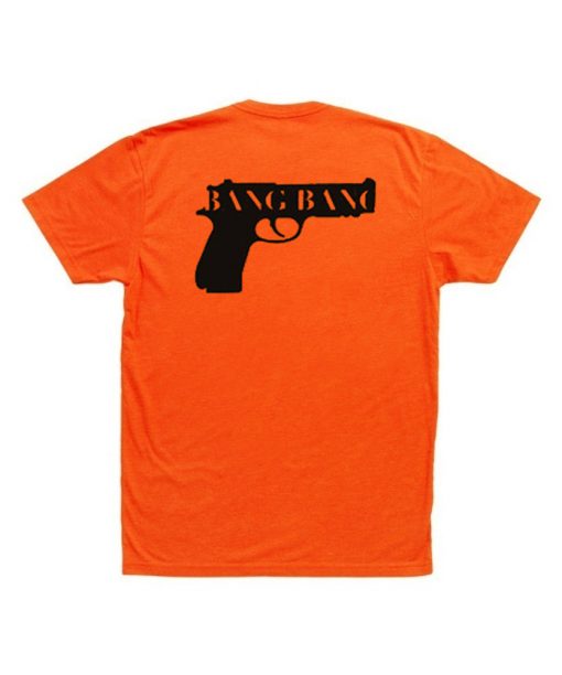 Bang Bang Sinner Orange T-Shirt Back