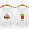 Best Buger & Friends fries White Tank Top