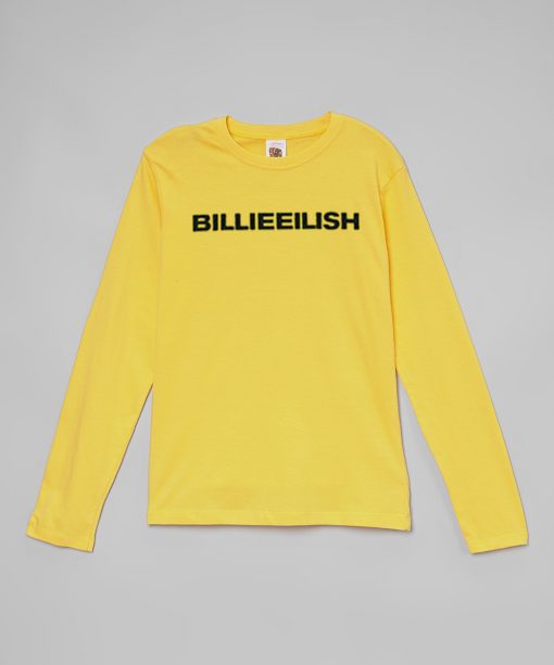 Billie Eilish  Yellow long sleeve shirt