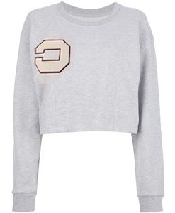 C Crew Neck Short Sweatshirts