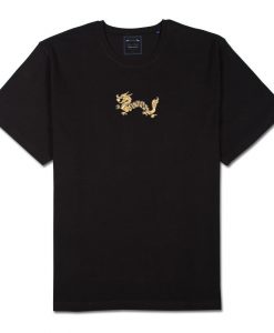 Chinese Dragon Gold blackT-Shirt