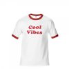 Cool vibes t white red ring t shirt