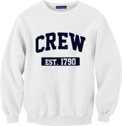 Crew Est 1790 white Sweatshirt