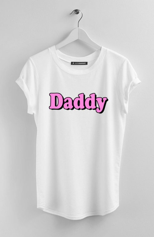 Daddy Cute white T Shirt