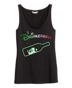 Drinkerbell black  tank top