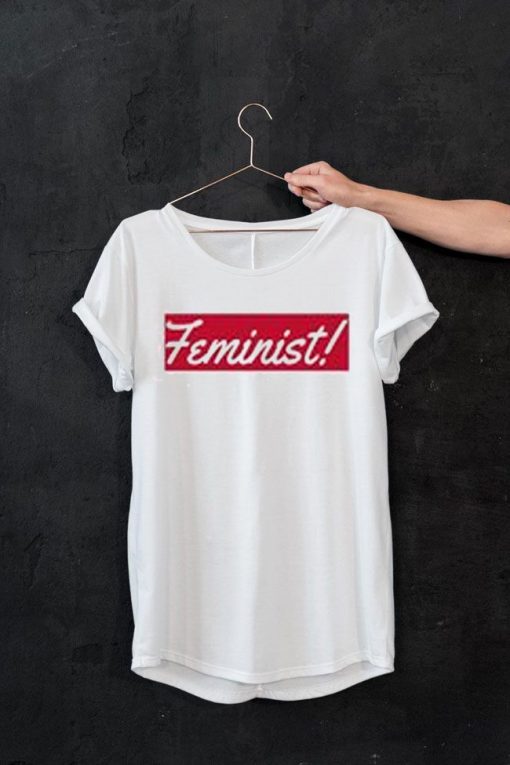 Feminist white tshirt