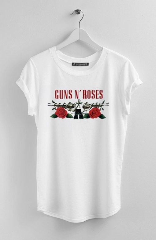 GUN N' ROSES WHITE TEES