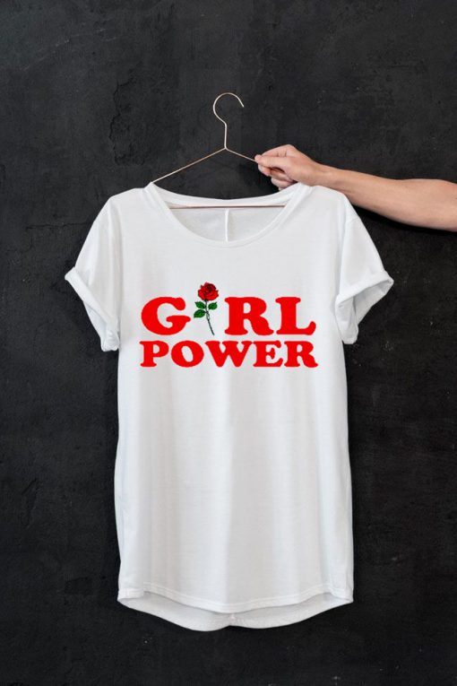 Girl power white t shirt
