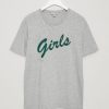 Girls green letters tshirt