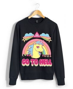 Go To Hell Unicorn Rainbow