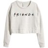 Grey Friends Short sweatshirts