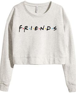 Grey Friends Short sweatshirts