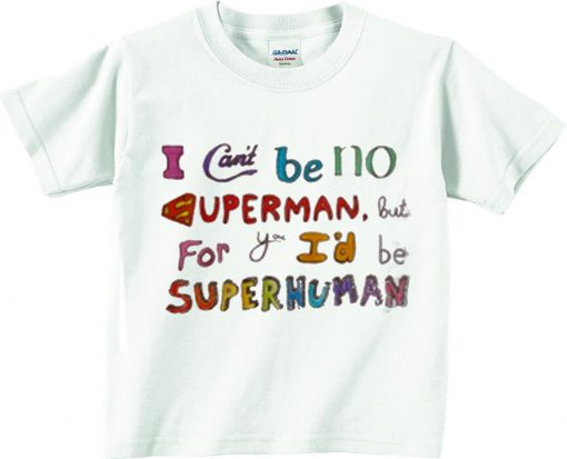 I Can't Be No Superman Crop Shirts