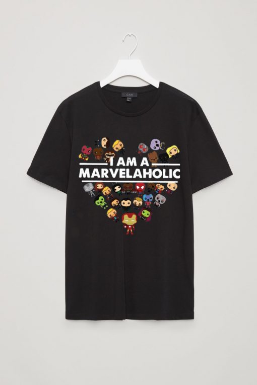 I am a marvelaholic Marvel unisex Tshirts