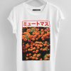 Japanese Flower Graphic Tees Shirts