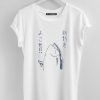 Japanese Letter Fish Graphic Tees