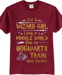 Just a Wizard Girl tshirt