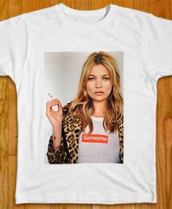 Kate Moss Supreme Poster T-Shirt