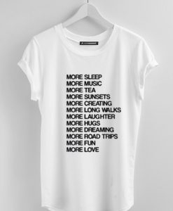 Life Goals T-shirt