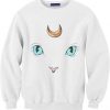 Luna Cute Sailormoon White Sweatshirts