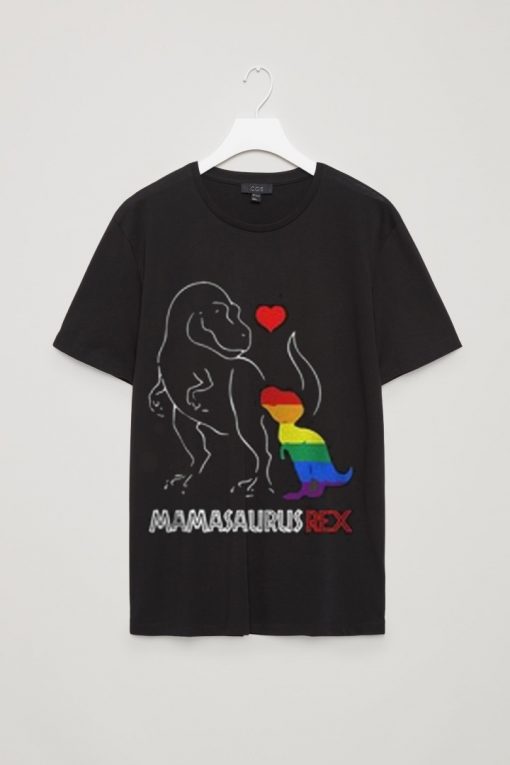 MAMASAURUS REX AND CHILD T REX TEES