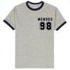 Mendes 98 Grey Ringer T shirts
