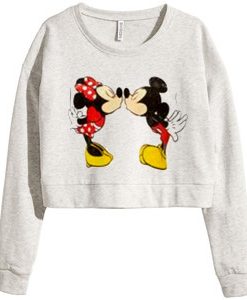 Mickey And Minnie Mouse Short Sweatshirts