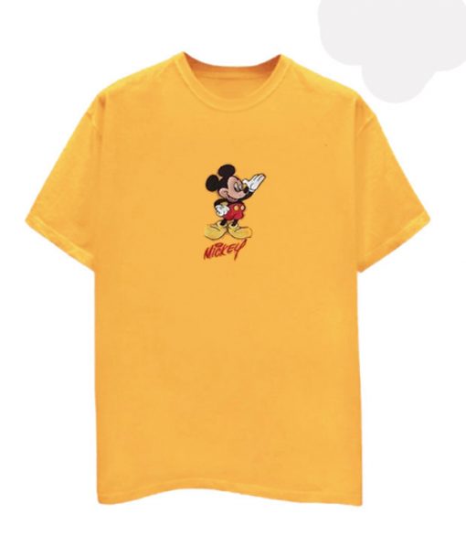 Mickey Mouse Yellow T shirt