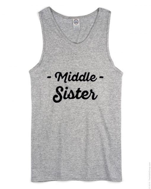 Middle Sister Tank Top Grey
