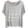 Moon Phase Grey shirts