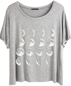 Moon Phase Grey shirts