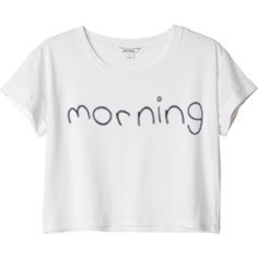 Morning white shortT-shirt