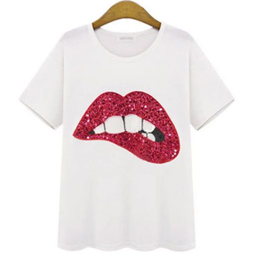 Mouth Lips T-Shirt - hotterbay