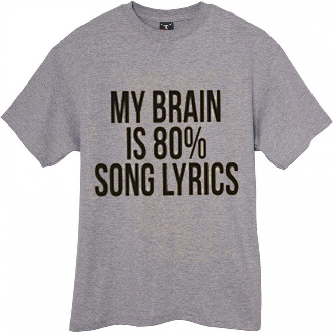 My Brain Is 80% Song Lyrics - hotterbay