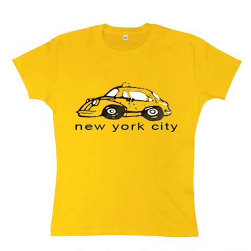 New York City Taxi gold yellow T Shirt