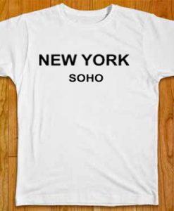 New York Soho white T Shirt