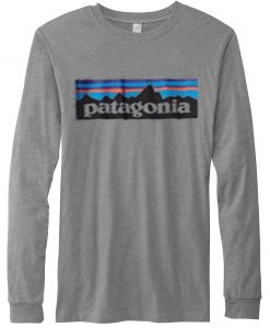 Pantagonia grey long sleave shirt
