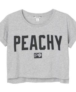 Peachy logo grey t shirts