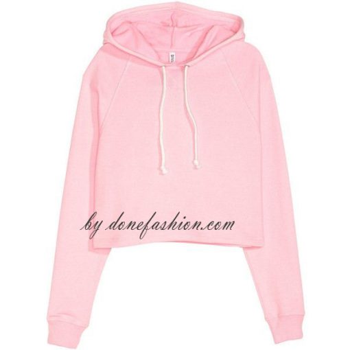 Pink Short female hoodie