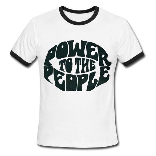 Power To The People Ringer Tee