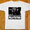 Pulp Fiction Black and White Graphic Tees Shirts