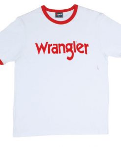Red Wrangler ringer T Shirt