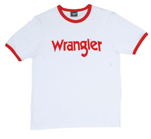 Red Wrangler ringer T Shirt