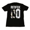 RedFox Anime Black Shirts Back